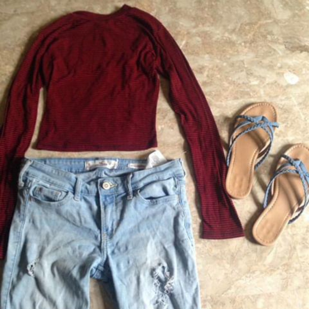 Stripped crop top